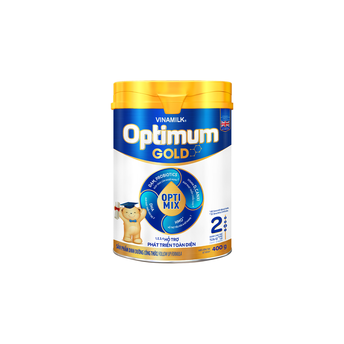 Sữa bột trẻ em Optimum Gold 2 (6-12 tháng)