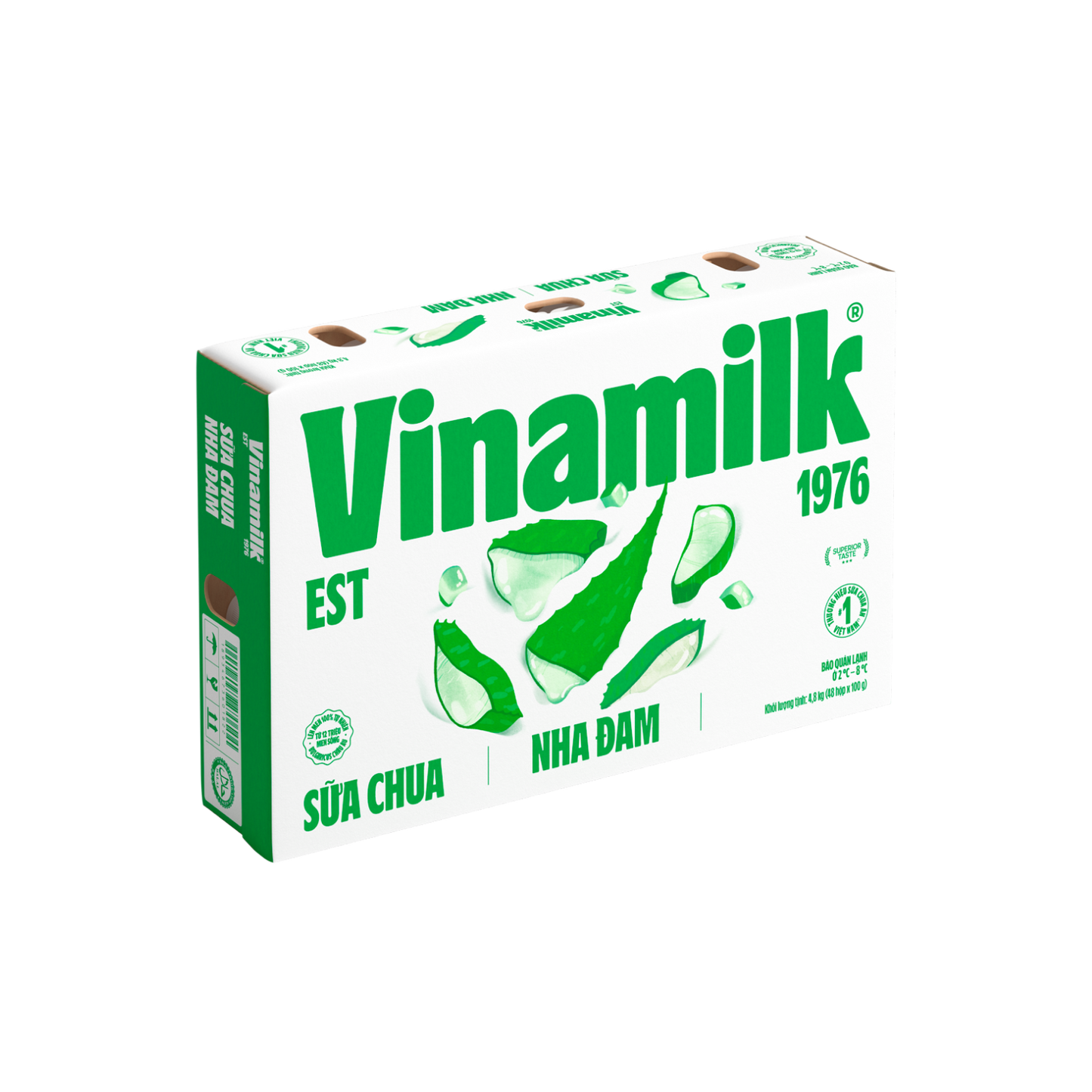 Sữa chua ăn Vinamilk Nha đam Có đường
