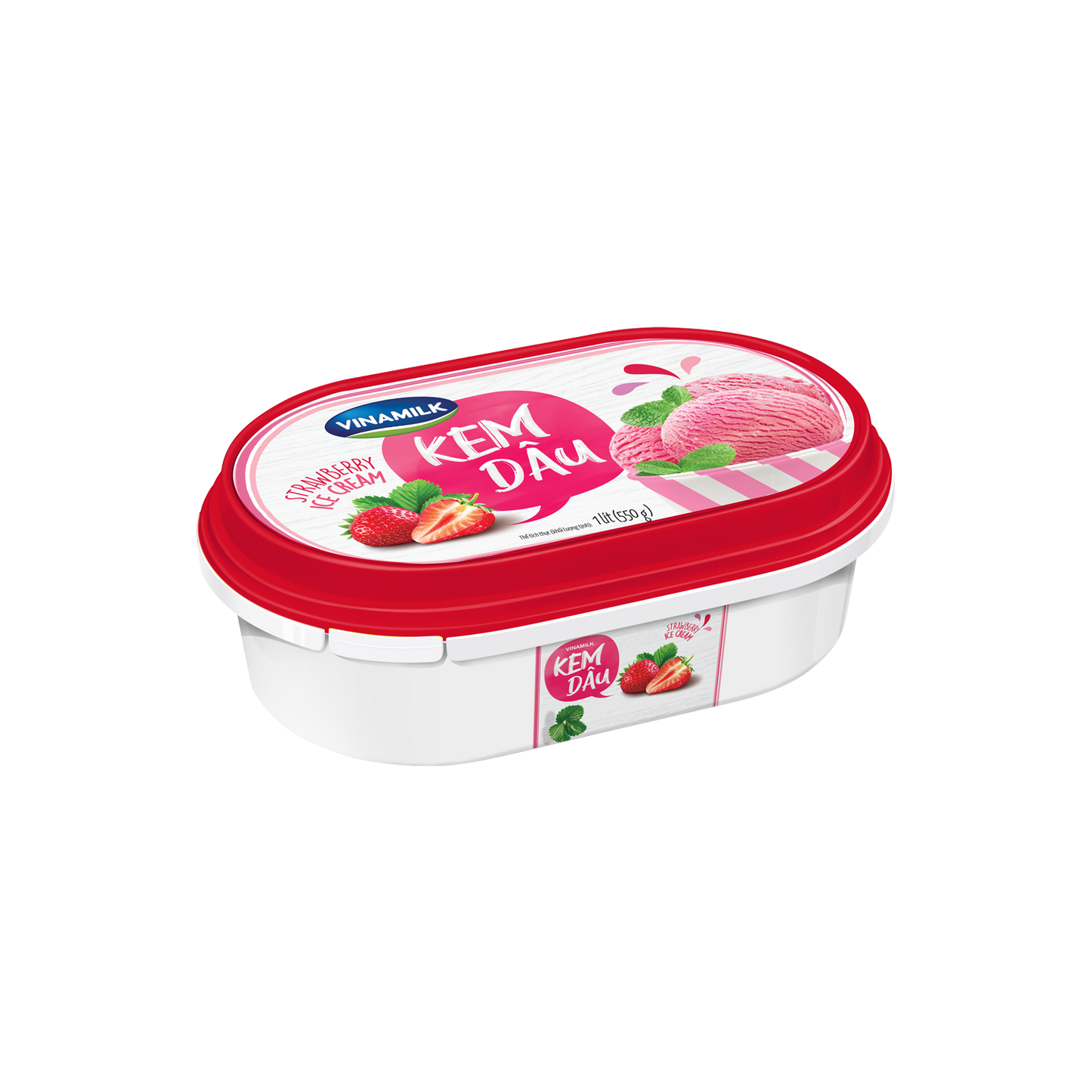 Vinamilk Strawberry Ice Cream Box