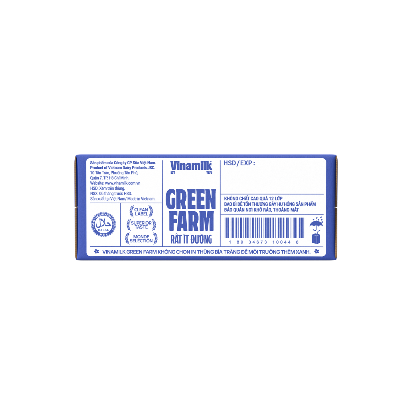 Green Farm Sterilized Fresh Milk Very low in sugar