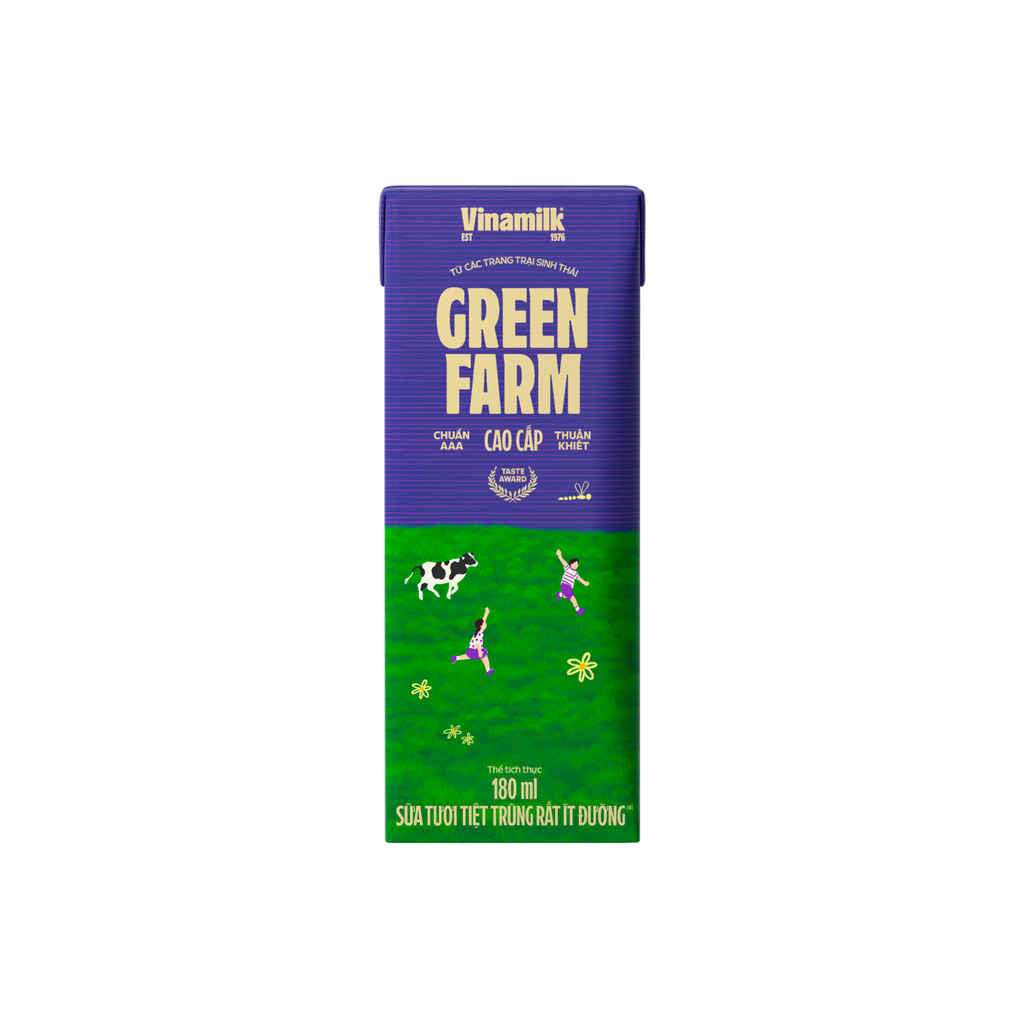 Green Farm Sterilized Fresh Milk Very low in sugar