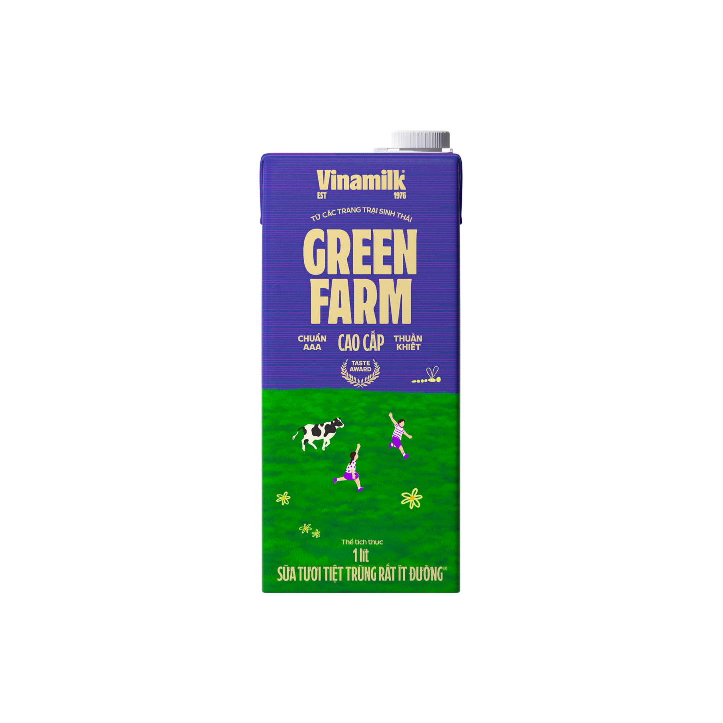 Green Farm Sterilized Fresh Milk Very low in sugar