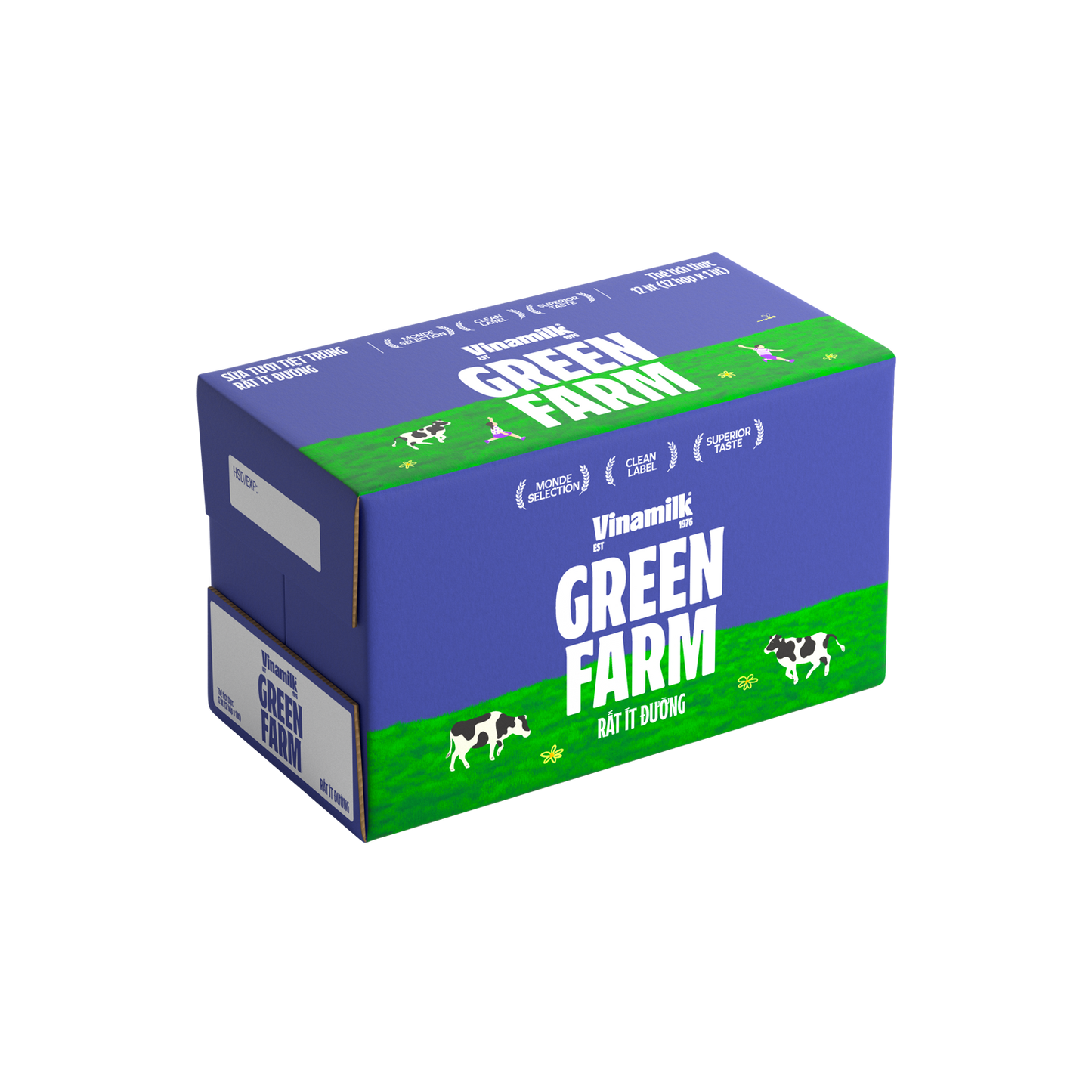 Green Farm Sterilized Fresh Milk Very low in sugar