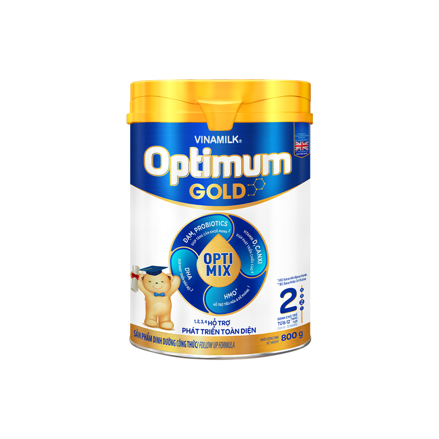 Sữa bột trẻ em Optimum Gold 2 (6-12 tháng)
