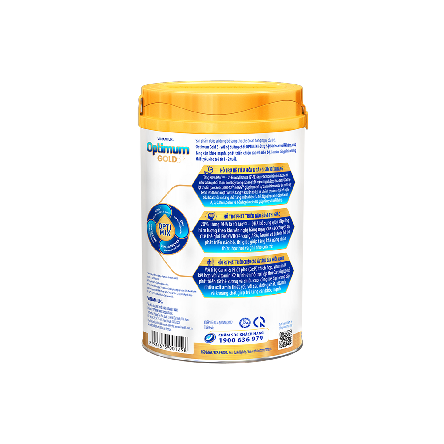 Optimum Gold 3 powdered milk for children (1-2 years old) 