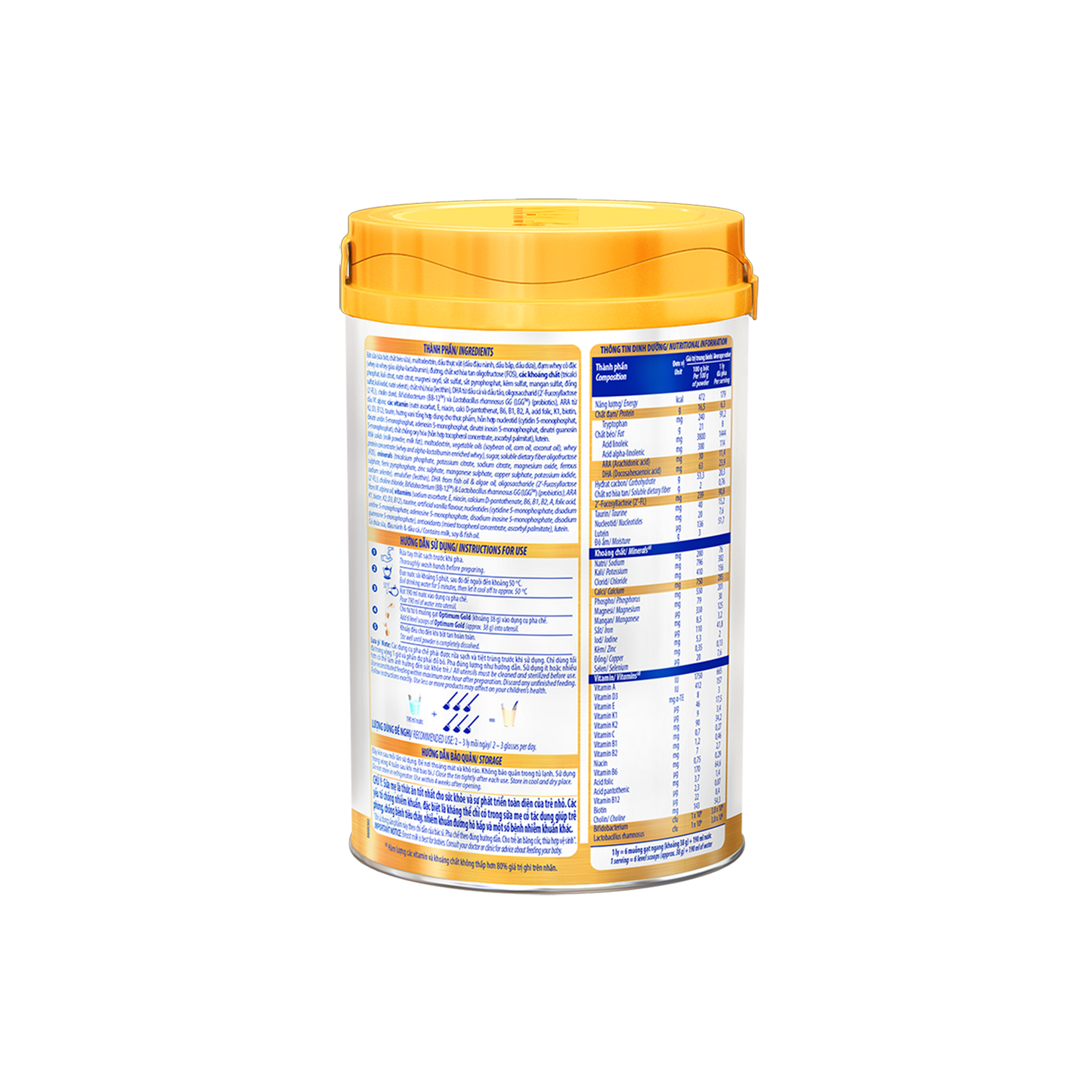 Optimum Gold 3 powdered milk for children (1-2 years old) 