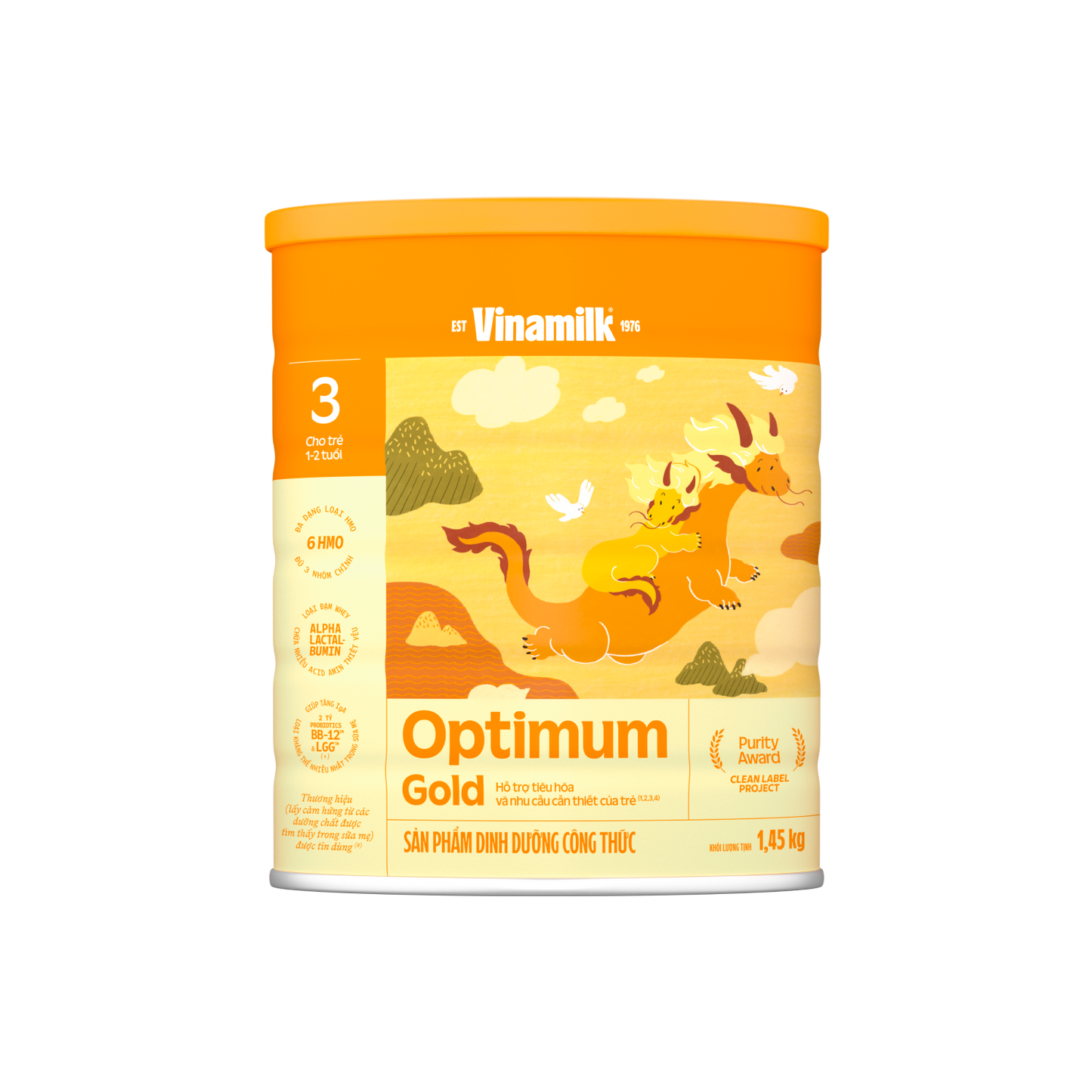 Optimum Gold 3 powdered milk for children (1-2 years old) 