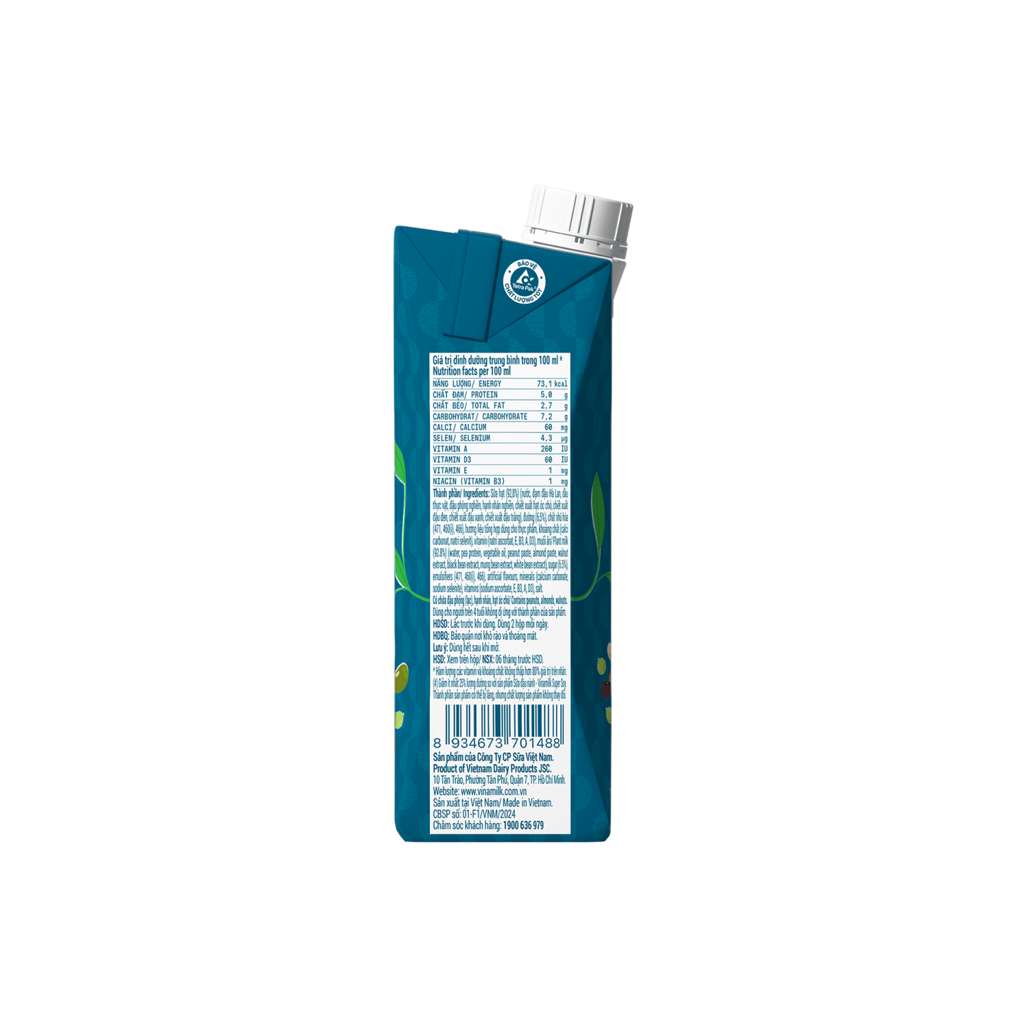 Vinamilk High Protein Low Sugar Nut Milk